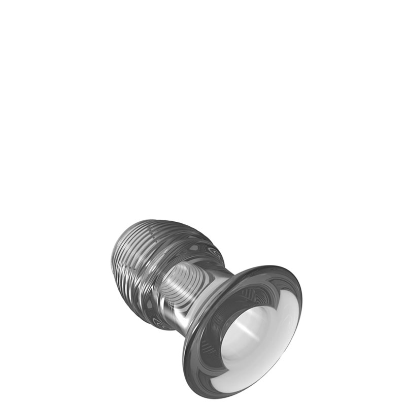 plug anal vazado Plug Anal Vazado Em Aço Inoxidável Tamanho P Importação main image 1