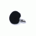 Plug Anal em Alumínio 7cm com Pompom ? FT-029 - Tamanho P 