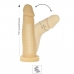 PRÓTESE PENIANA 16X4CM ARTICULADA CYBER DILDO (CYB05A-17017) - BEGE