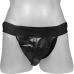 CUECA JOCKSTRAP EM CORINO PRETO TAM. M