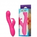 Vibrador Recarregável com Detalhe de Glande com Estimulador Clitoriano Formato Coelho ? FREE ROMEO ? VR-038