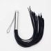 CHICOTE FLOGGER EM COURO LEGÍTIMO 50CM E CAO METAL
