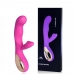 VIBRADOR RECARREGÁVEL PONTO G ESTIMULO CLITORIANO E ALÇA 