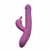 VIBRADOR COM ESTIMULO CLITORIANO RECARREGÁVEL 10 MODOS 15CM