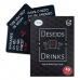 JOGO DE CARTAS DIVERSÃO AO CUBO DESEJOS DRINKS 50 CARTAS