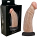 PROTESE PENIANA CURVA 17X4,7CM COM SUPORTE PARA VIBRADOR