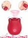 VIBRADOR SUGADOR ROSA COM ONDAS DE PRESSÃO RECARREGÁVEL 10 MODOS
