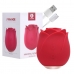 VIBRADOR SUGADOR ROSA COM ONDAS DE PRESSÃO RECARREGÁVEL 10 MODOS