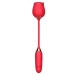 VIBRADOR DUPLO POTENTE VAI E VEM E SUGADOR ONDAS PRESSÃO RECARREGÁVEL ROSA RS-037