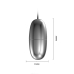 C&Aacute;PSULA BULLET VIBRAT&Oacute;RIA MULTIVELOCIDADE CROMADA BI-010015