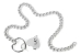 COLEIRA CHOCKER CORRENTE COM CADEADO CROMADA LUXO
