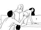 DADO POSIÇÕES MÉNAGE COM 2 MULHERES