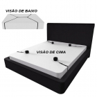 Kit para Prender na Cama com Par de Algemas e Par de Tonozeleiras ? SD-022