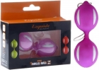 Bolas bolinhas dupla Bem-Wa para pompoarismo feitas em Silicone e corda