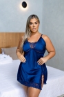 CAMISOLA PLUS SIZE COM TANGA DETALHES DE RENDA Ref.: 04037 TAM.52