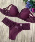 CONJUNTO CALCINHA E SUTIÃ RENDA E TULE CÓD. 142 CORES VARIADAS