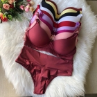 CONJUNTO CALCINHA E SUTIÃ FIO DUPLO CÓD. 055 CORES VARIADAS