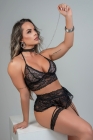 FANTASIA CONJUNTO C/ LIGAS COLEIRA GOSTOSA Ref.: 03104 TAM. G